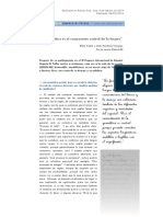 La Gramatica Es El Componente Central de La Lengua