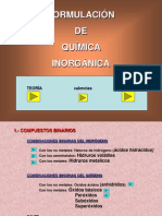 FORMULACION INORGANICA