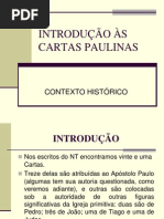 Introdução as Cartas Paulinas