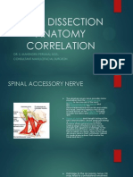 Neck Dissection Anatomy Correlation