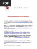 Bibliografia Introdução Ao Trabalho Pedagogico