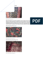 Batik Palembang Motif Songket