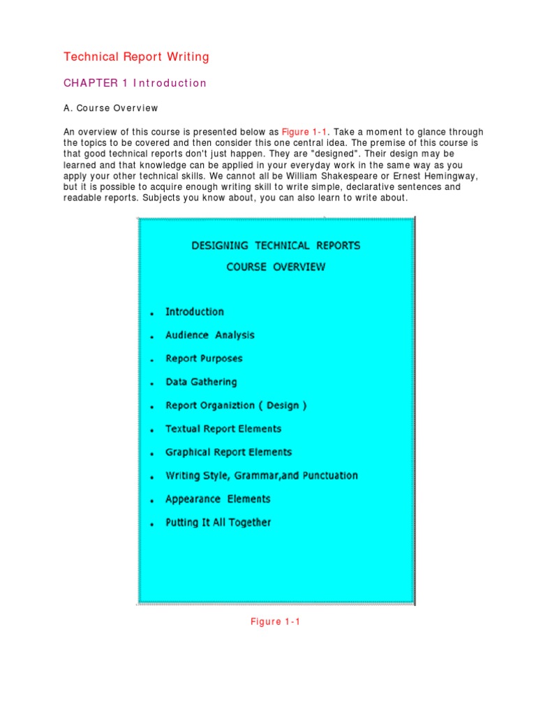 Technical Report Writing: CHAPTER 1 Introduction | PDF
