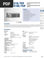 ADAM-5510/TCP ADAM-5510E/TCP: Features