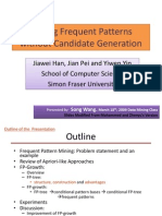 Mining Frequent Patterns Without Candidate Generation