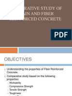 Comparative Study of Plain and Fiber Reinforced Concrete