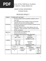 Project Proposal of Extreme Society