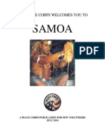 Peace Corps 2014 Samoa Welcome Book