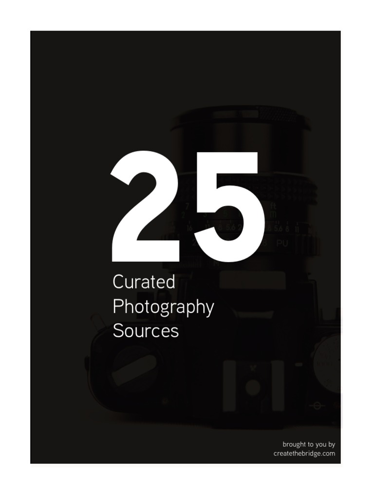 25 Curated Photography Sources | PDF | Home & Garden | Art