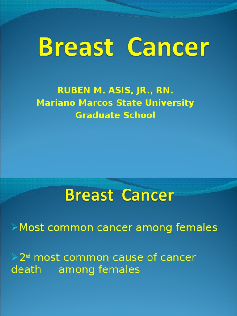 Breast Cancer PDF Breast Cancer Mastectomy