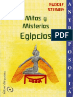 Rudolf Steiner Mitos y Misterios Egipcios