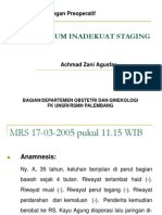 Ca Ovarium Inadekuat Staging