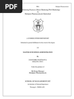 Internship Report Pharma Company