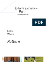 How To Form A Chunk Part 1 Powerpoint