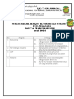 Perancangan Aktiviti Tahunan