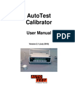 AutoTest Calibrator User Manual - A4 Version - 4