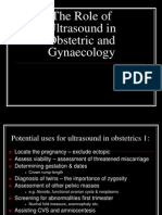 Ultrasound in Gynecology N Obstetric