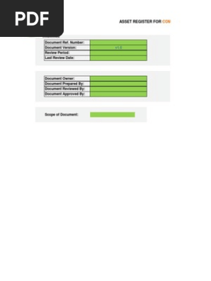 AssetRegister Template