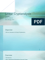 Linear Cryptanalysis