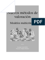Nuevos Métodos de Valoración[1]. Modelos Multicriterio
