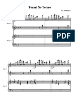 My Neighbor Totoro Tonari No Totoro Piano Duet