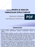 4 Analiza Dinamicii Sistemului Rotor-lagare