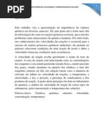 Cinetica Quimica - Lab Quimica