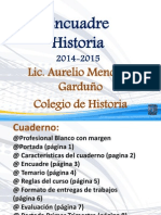 Encuadre Presentación 2014-2015