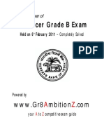RBI Grade B Previous Paper - Gr8AmbitionZ