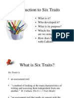 Six Traits Intro PPT Yes