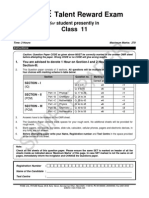 Class - Xi, Paper- II
