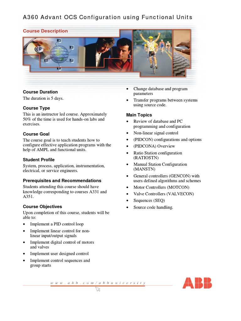A360 Advant OCS Configuration Course | PDF