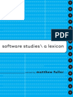 Software Studies - A Lexicon