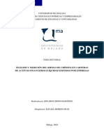 Análisis y Medición Del Riesgo de Crédito en Carteras