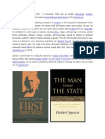 Philosopher Biologist Anthropologist Sociologist Classical Liberal Political Theorist Victorian Era Evolution Darwin Polymath Ethics