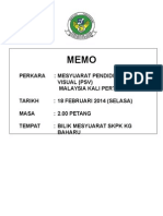 MEMO Mesyuarat