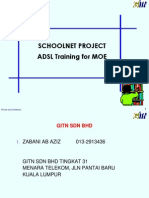 ADSL Training Schoolnet
