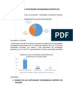 Actividades Secundarias