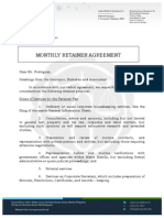 [WM] Monthly Retainer Agreement