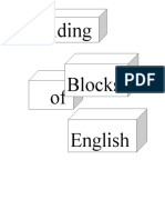 English Building Blocks Minibooks