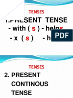 Tenses: 1.present Tense - With - Help - X - Help