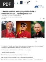 3 Mestres Budistas Foram Perguntados Sobre a Homossexualidade... o Que Responderam_ _ Buda Virtual.com