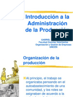 Introduccion A La Adm. de La Produccion