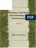 Quoting for Manufacturing