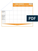 Weekly project planning template with tasks and resources tracker