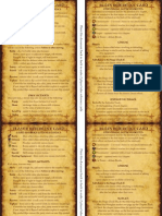 Player Reference Card v2 PDF