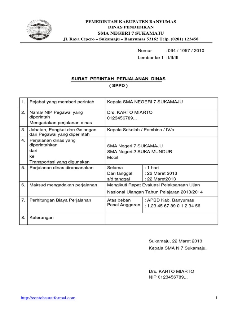 Contoh surat tugas dan sppd doc CONTOH SURAT TUGAS Kumpulan format-format SK ini mengacu pada permendagri nomor 111 tahun 2014 tentang pedoman teknis peraturan di desa.
