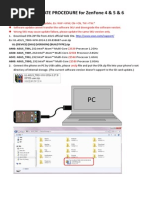 Software Update SOP 140411 ASUS ZENFONE