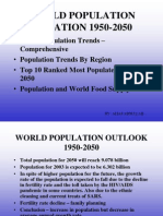 World Population 1950-2050