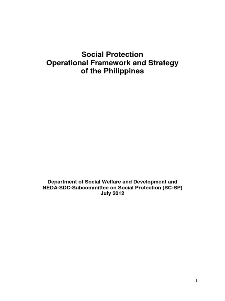 Social Protection Framework in the Philippines | PDF | Social ...